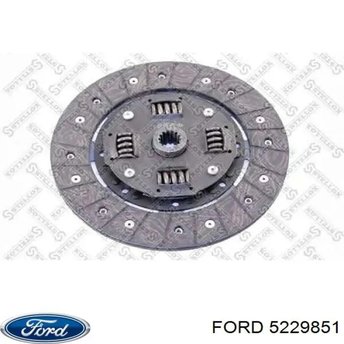5229851 Ford Silenciador central