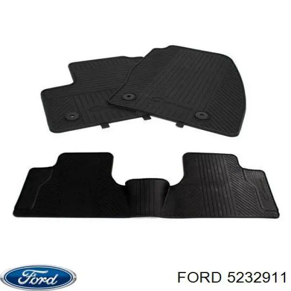 Juego de faldillas guardabarro traseros para Ford C-Max Grand CB7