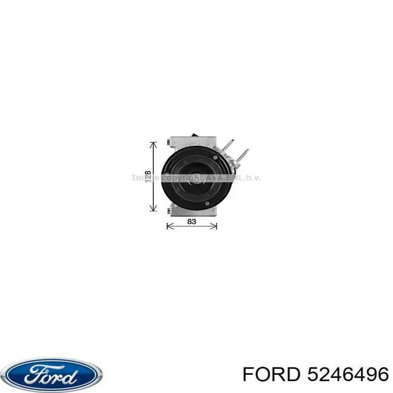 Comprar AB3919D629BC Ford Compresor de aire acondicionado coche