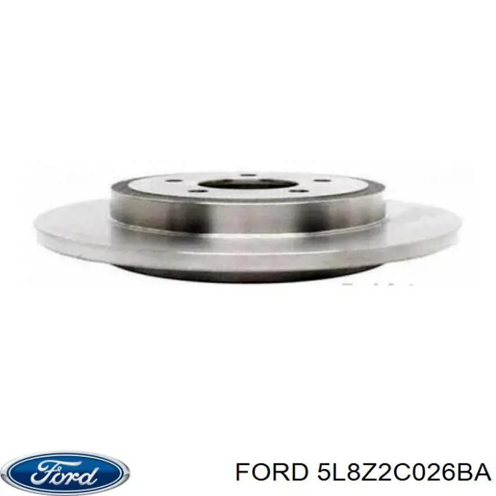 5L8Z2C026BA Ford disco de freno trasero