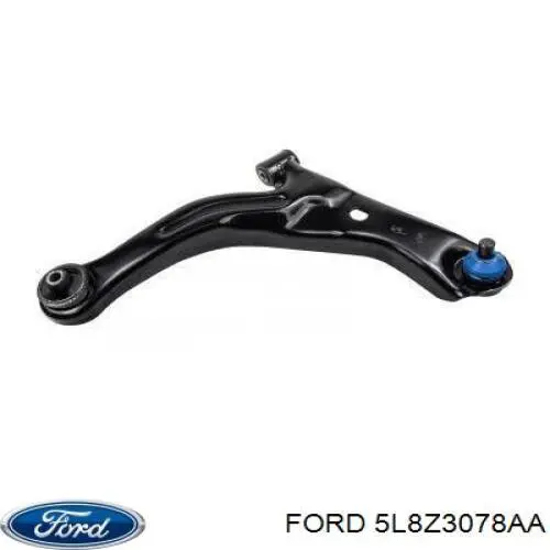 5L8Z3078AA Ford barra oscilante, suspensión de ruedas delantera, inferior derecha