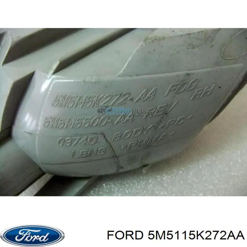 5M5115K272AA Ford piloto de marcha atrás derecho