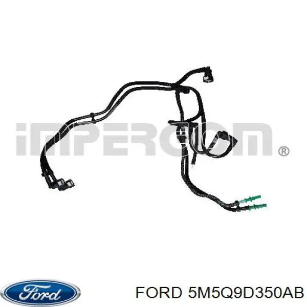 5M5Q9D350AB Ford tubo de combustible atras de las boquillas