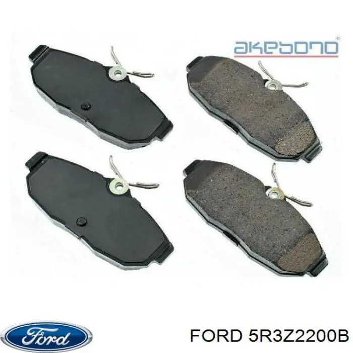 5R3Z-2200-B Ford pastillas de freno traseras