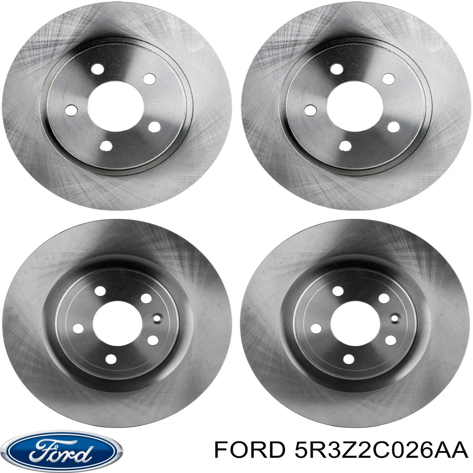 5R3Z2C026AA Ford disco de freno trasero