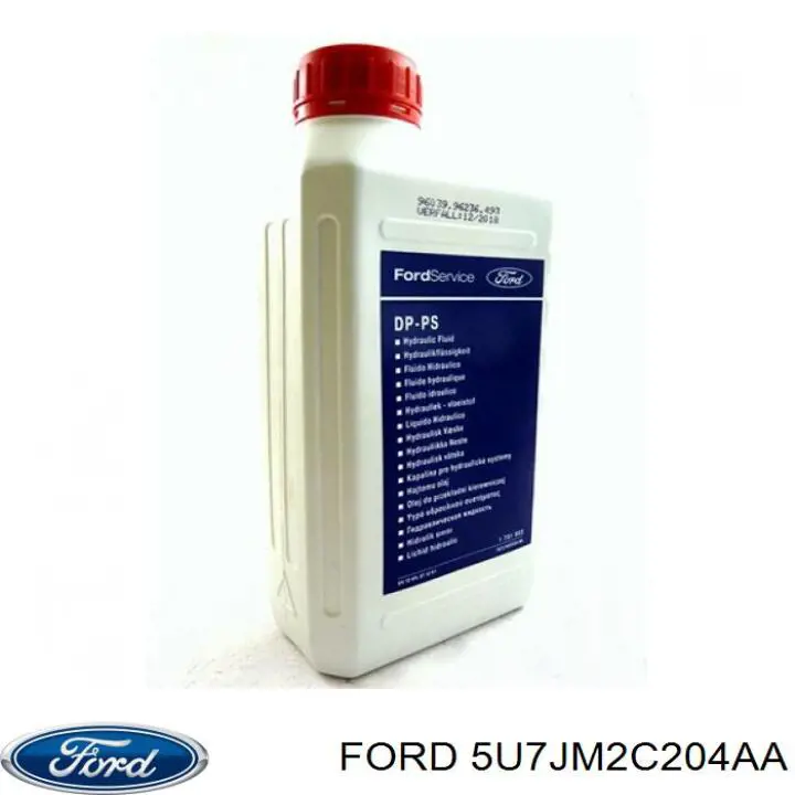 5U7JM2C204AA Ford líquido de dirección hidráulica