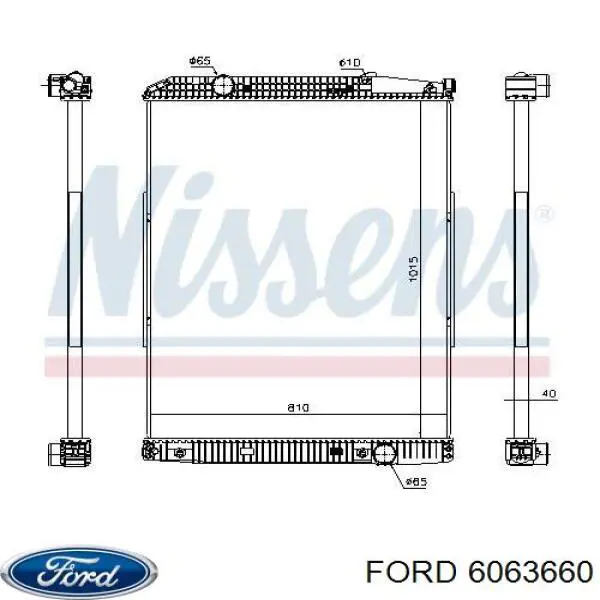 Luz de matricula para Ford Fiesta Mk2 FBD