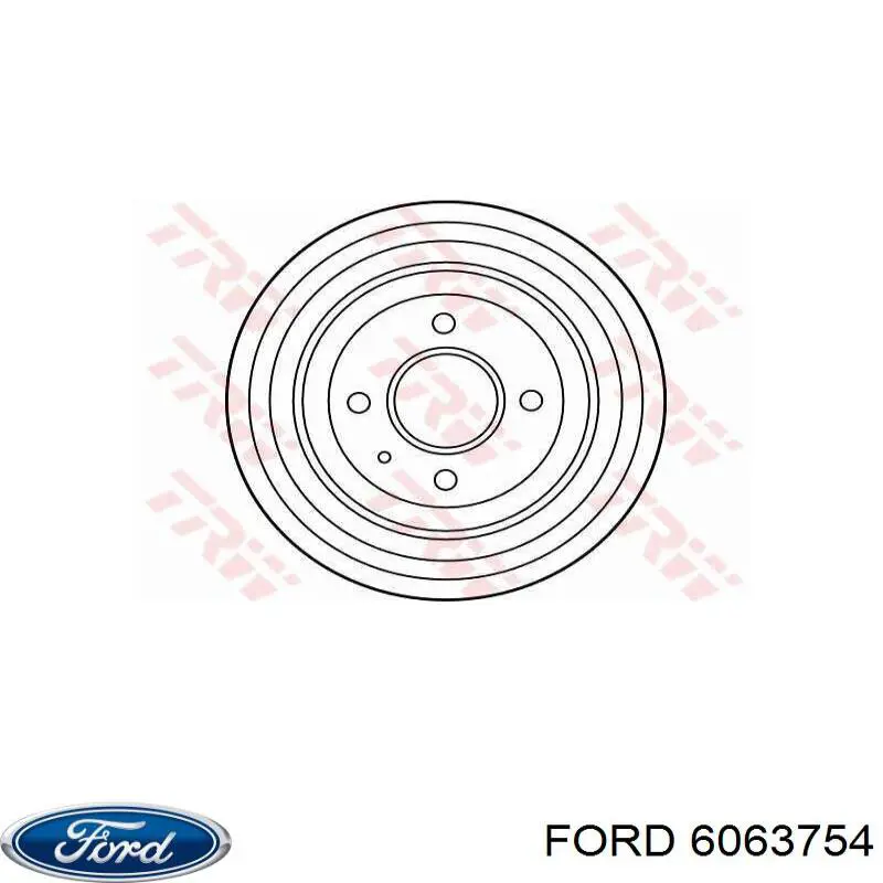 Tambor de freno trasero Ford 6063754