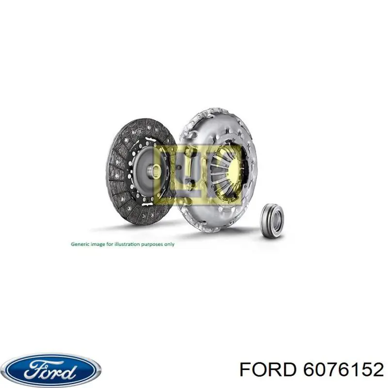 6076152 Ford disco de embrague