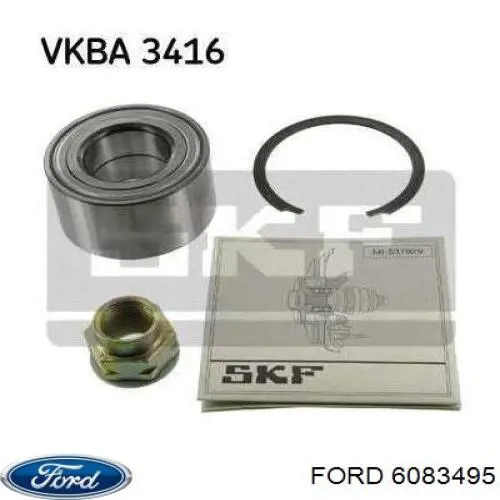 VKJP2127 SKF bota de direccion izquierda (cremallera)