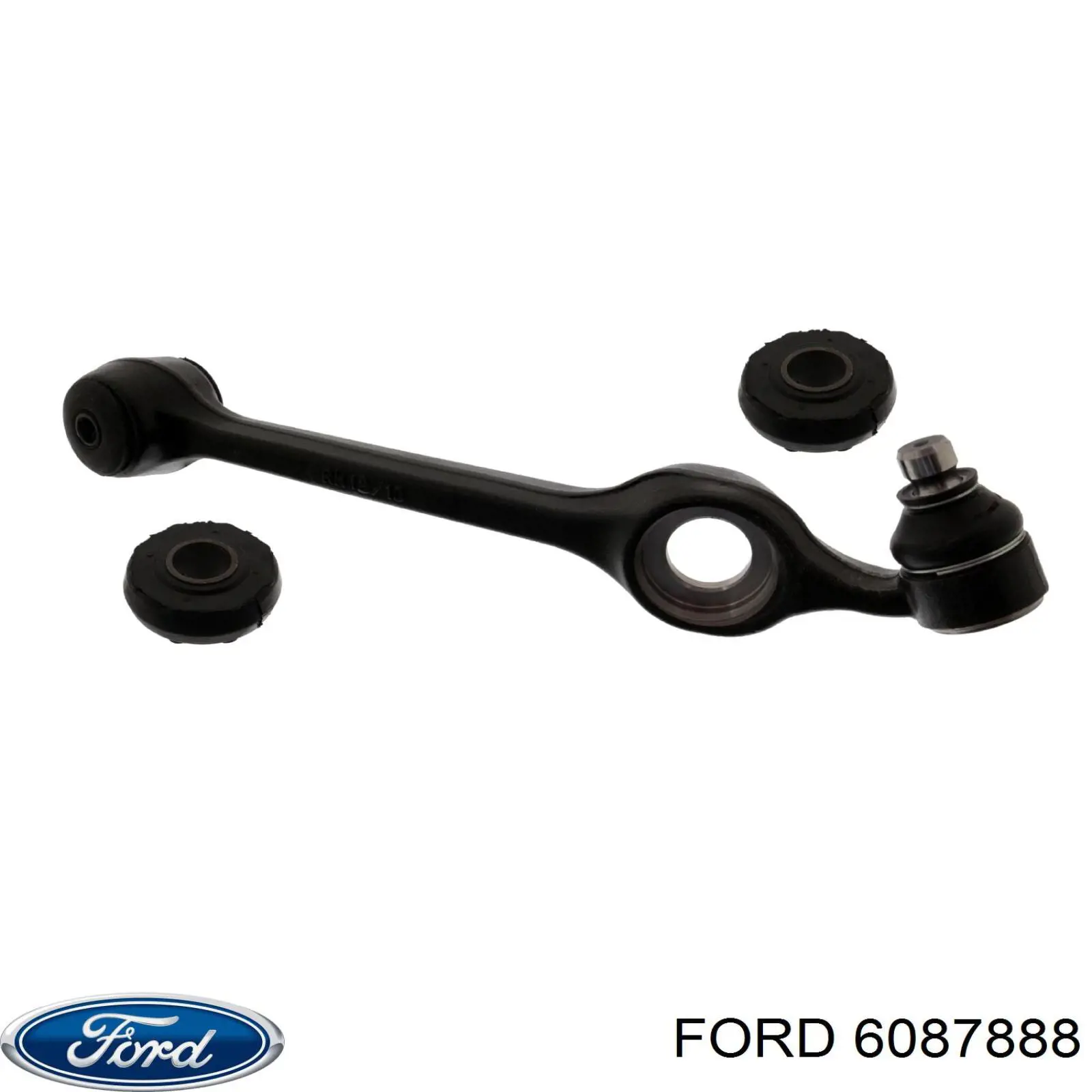 6087888 Ford barra oscilante, suspensión de ruedas delantera, inferior derecha