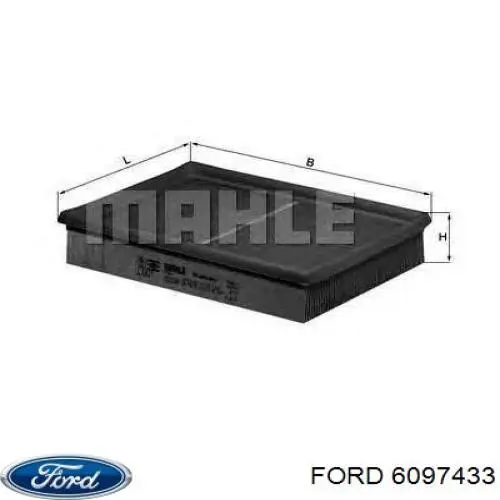 6097433 Ford filtro de aire
