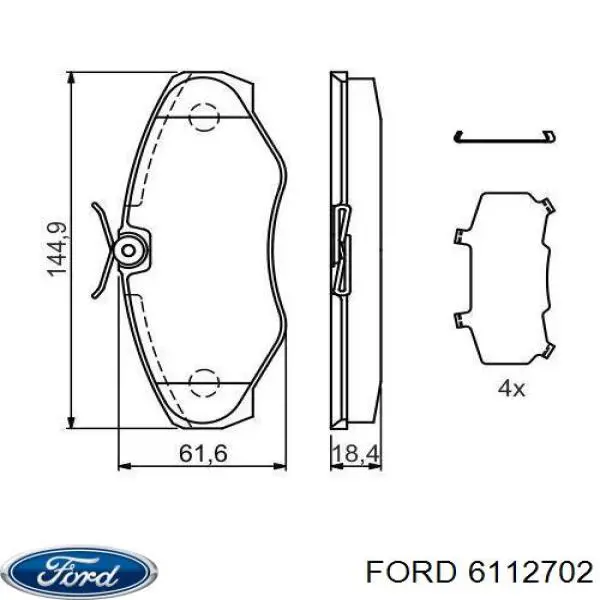 Piloto intermitente derecho Ford 6112702 precio, desde 23,52 EUR