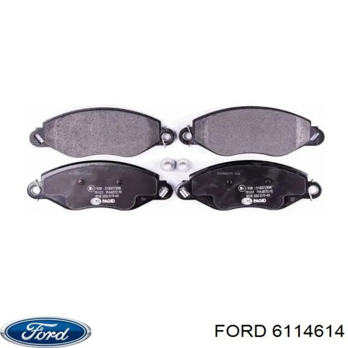 6114614 Ford barra oscilante, suspensión de ruedas delantera, inferior derecha