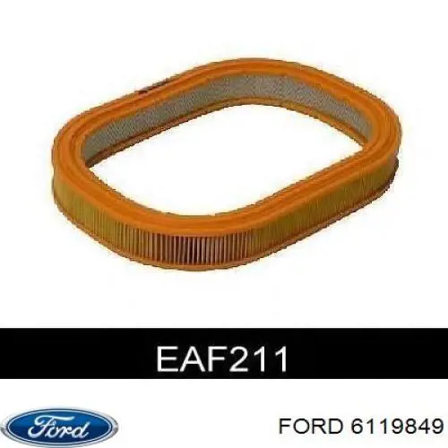 6119849 Ford filtro de aire