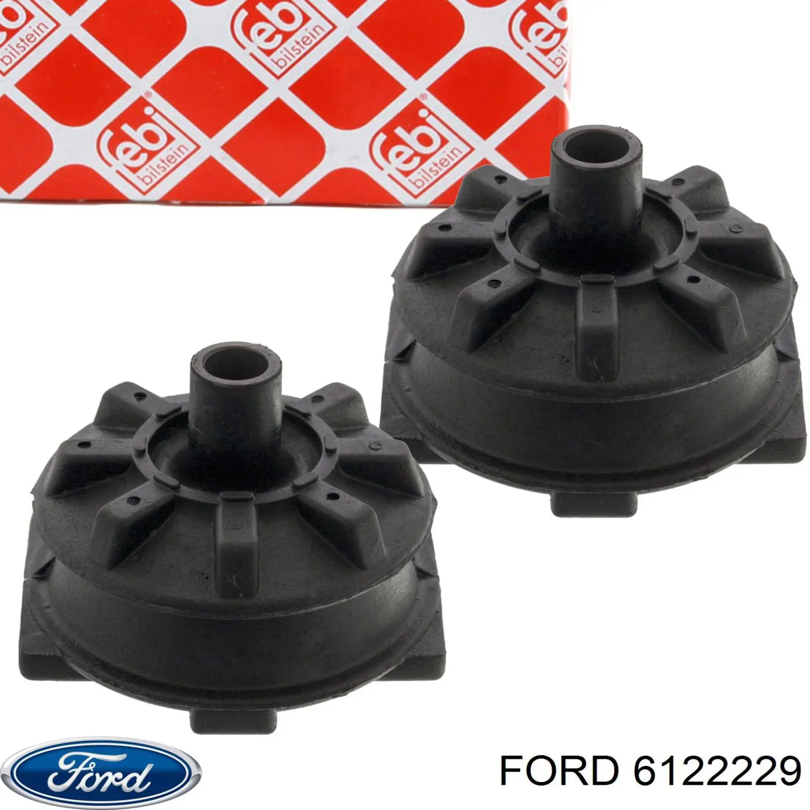 6122229 Ford suspensión, cuerpo del eje trasero