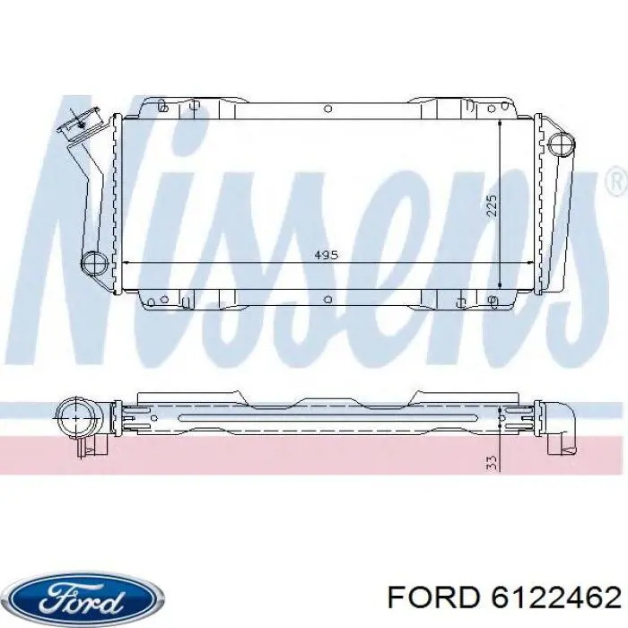 Comprar 6122462 Ford Radiador de auto