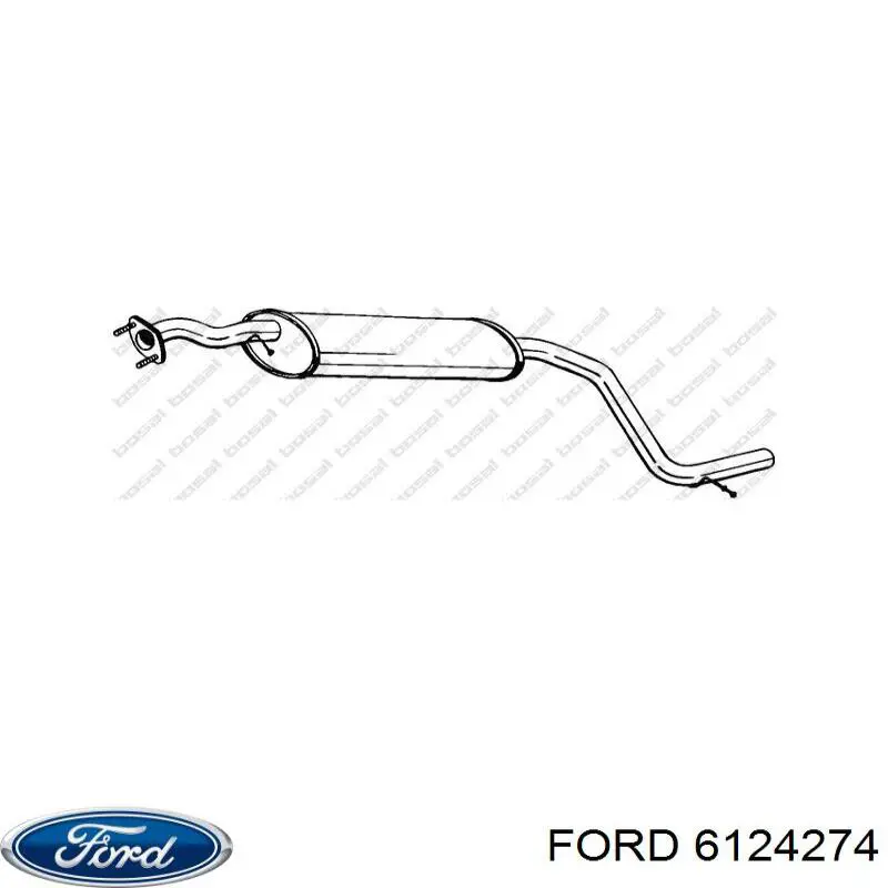 6115617 Ford cable de embrague