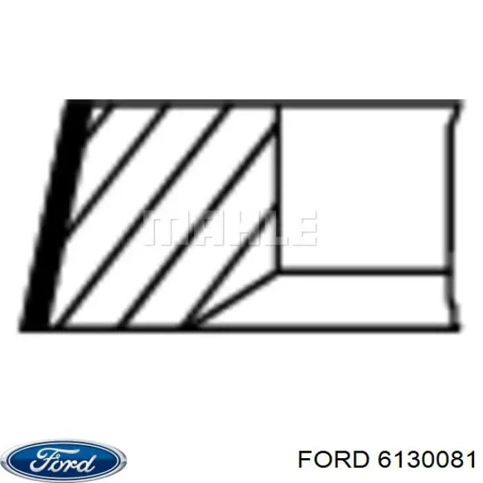 6130081 Ford juego de aros de pistón para 1 cilindro, std