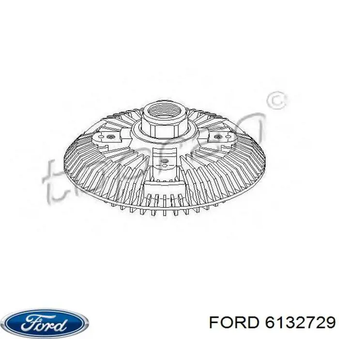 Comprar 6132729 Ford Embrague viscoso de ventilador