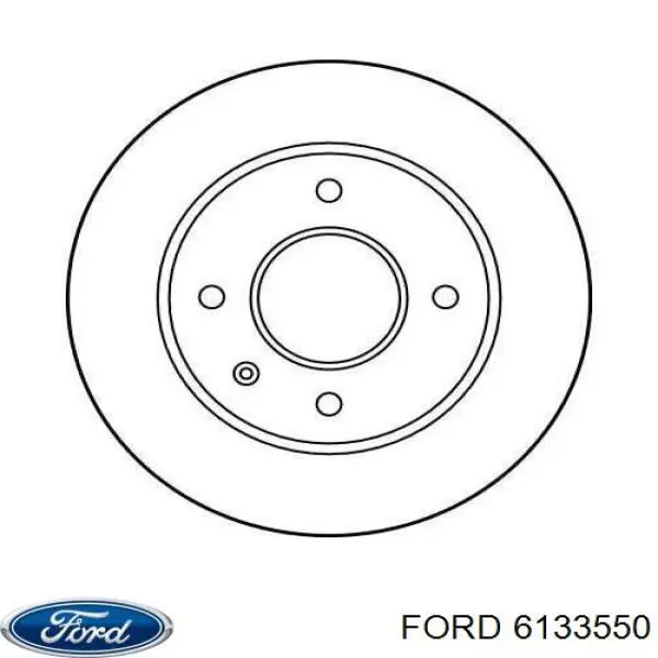 Freno de disco delantero Ford Escort 4 GAF, AWF, ABFT