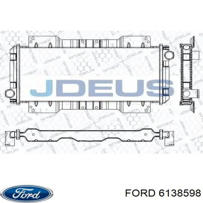 Refrigeración del motor para Ford Escort III GAA, AWA, ABFT, AVA