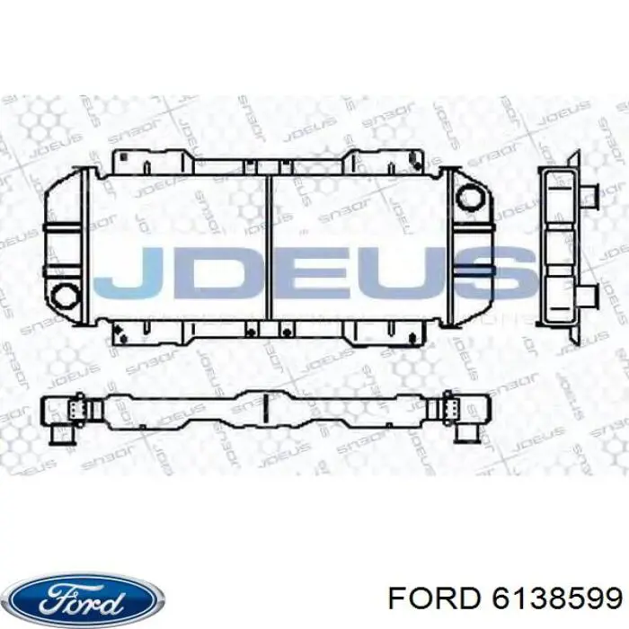 Comprar 6138599 Ford Radiador de auto