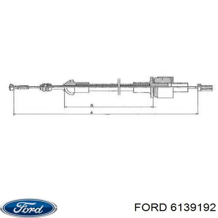 Cable embrague para Ford Escort (AVA)