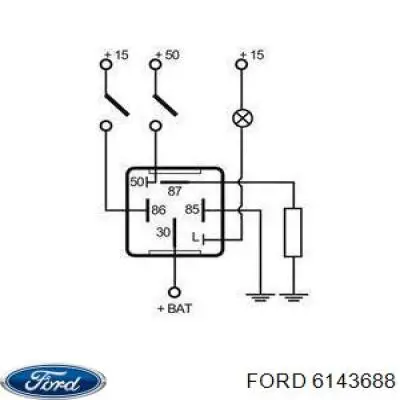 Relé de bujía de precalentamiento Citroen Saxo S0, S1