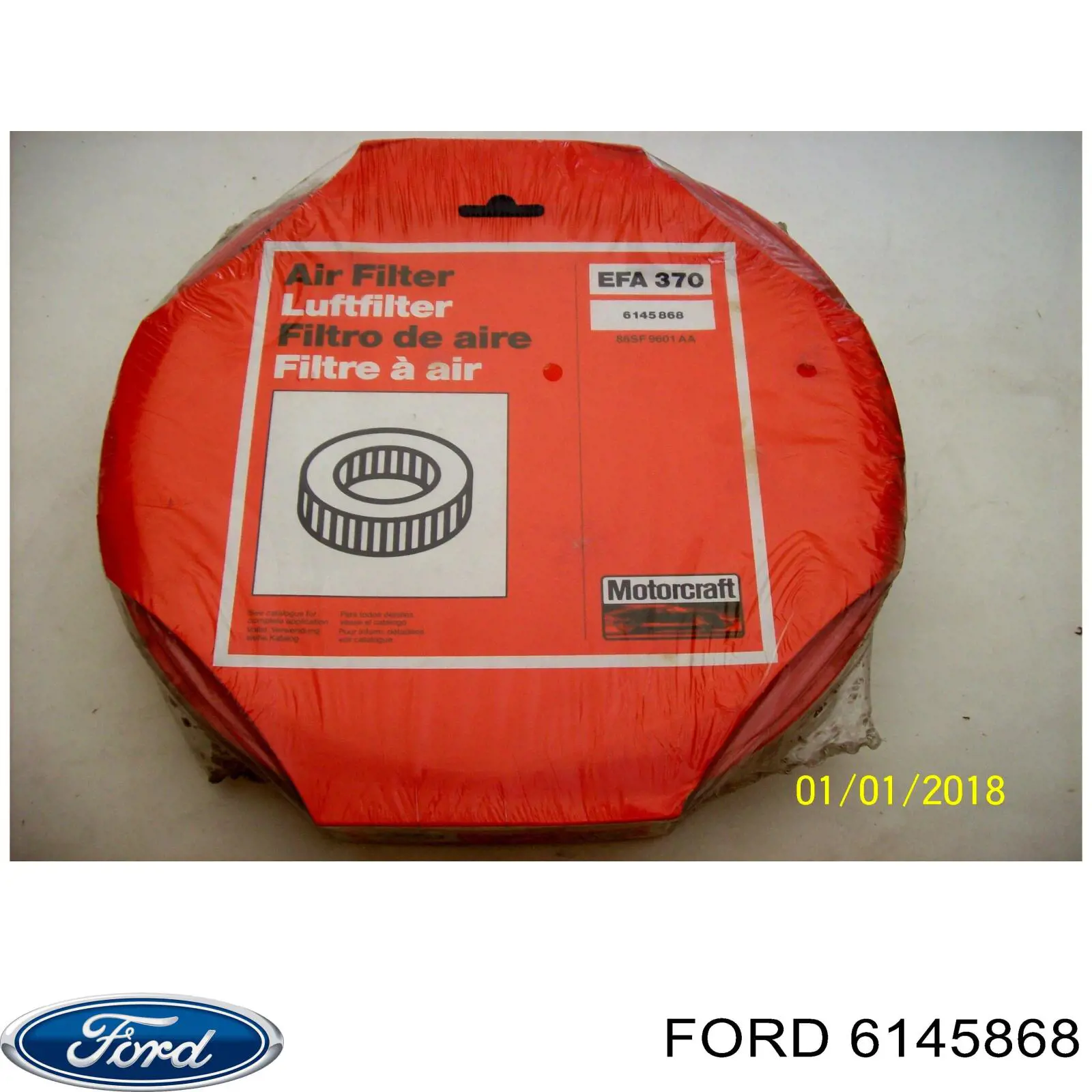 6145868 Ford filtro de aire