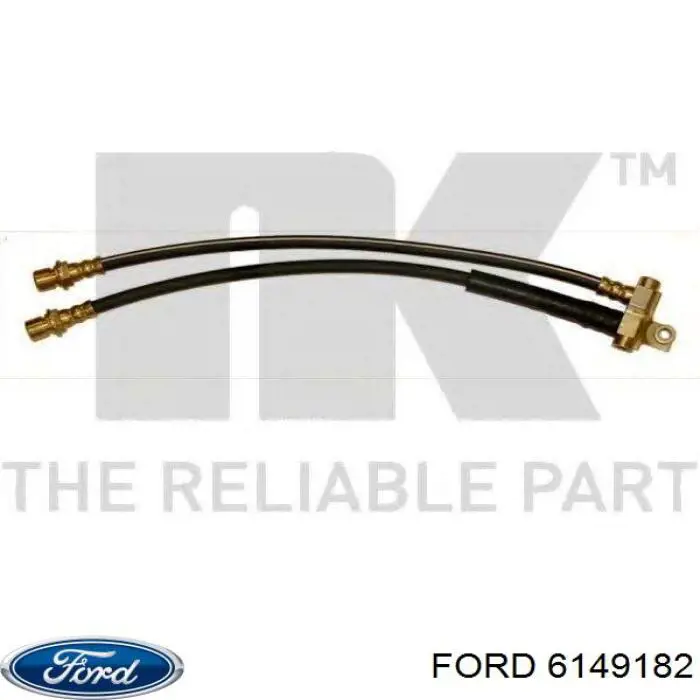 Tubo liquido de freno trasero Ford 1089437