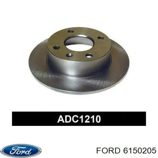 6150205 Ford disco de freno delantero
