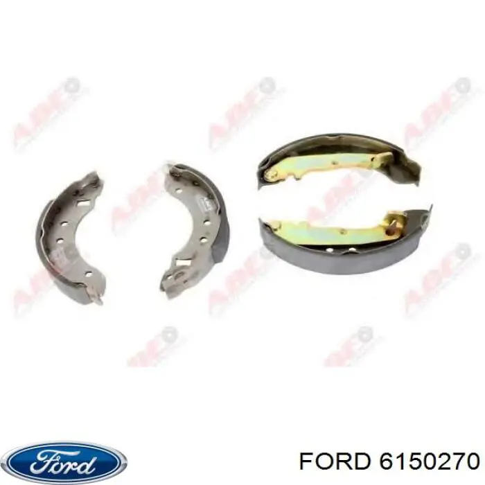 6150270 Ford zapatas de frenos de tambor traseras