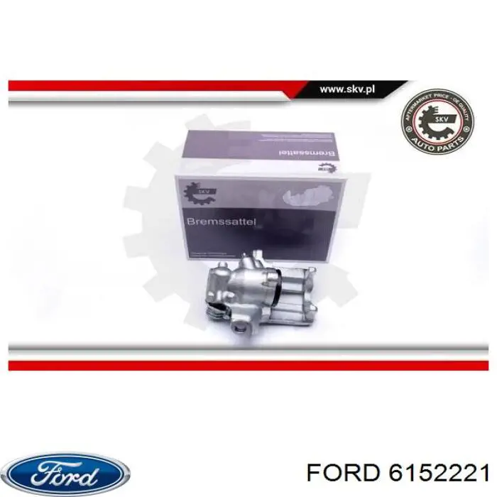 6152221 Ford pinza de freno trasero derecho