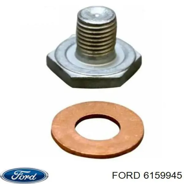 6159945 Ford tubo de combustible atras de las boquillas