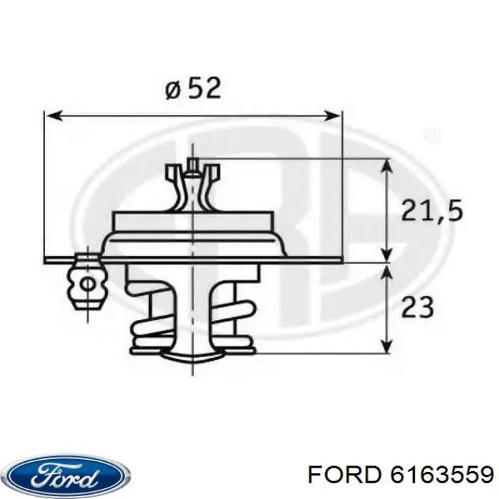 6163559 Ford termostato