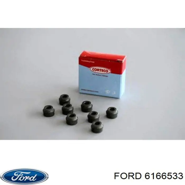 6166533 Ford sello de aceite de valvula (rascador de aceite Entrada/Salida)