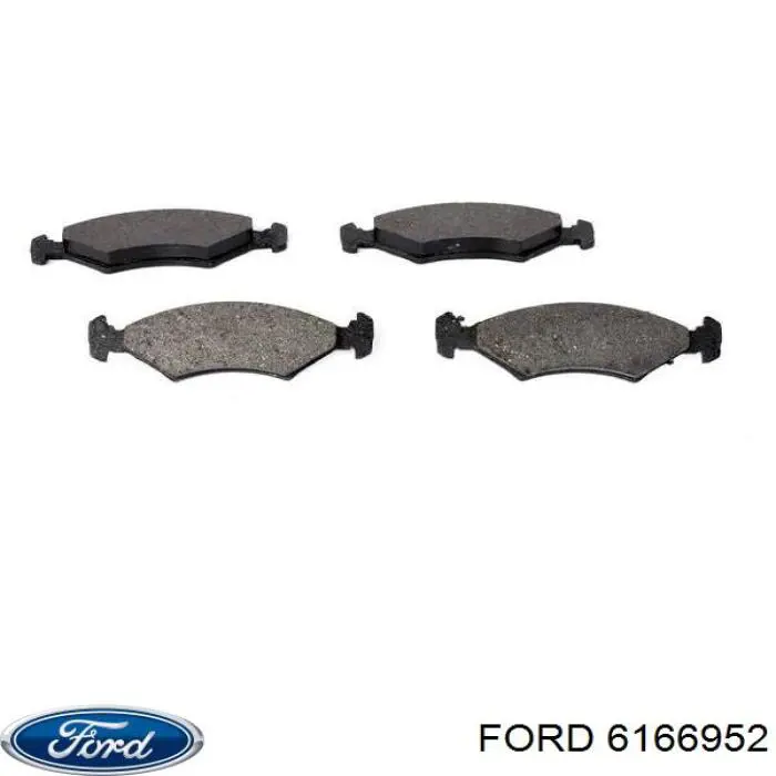 6166952 Ford pastillas de freno delanteras