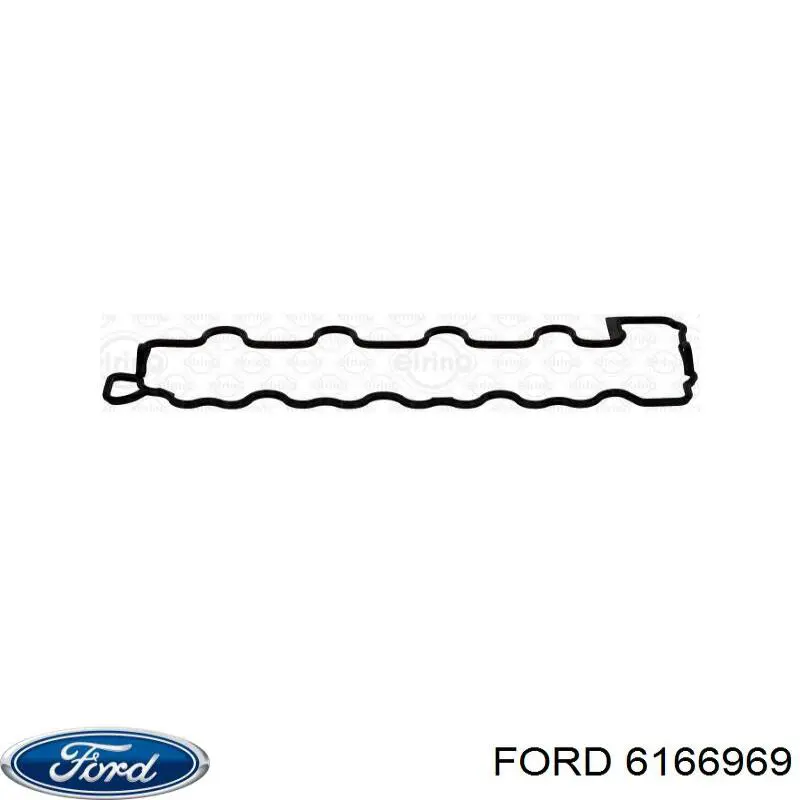 6166969 Ford cable de freno de mano trasero derecho/izquierdo