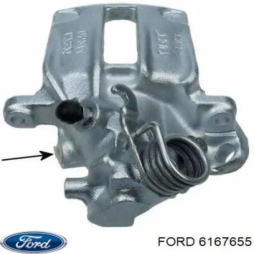 6167655 Ford pinza de freno trasera izquierda