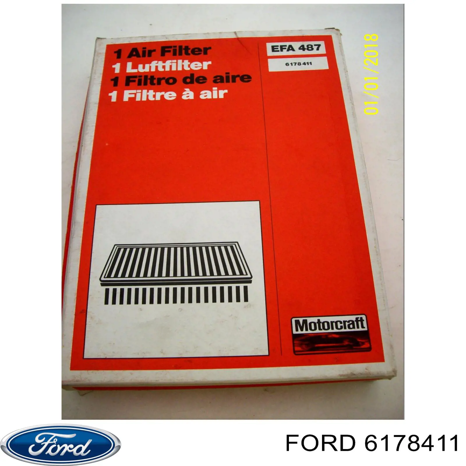 Comprar 6178411 Ford Filtro de aire