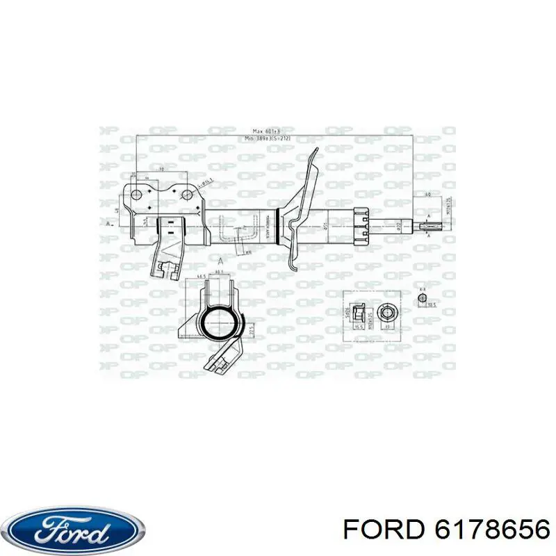 6178656 Ford rodillo, cadena de distribución