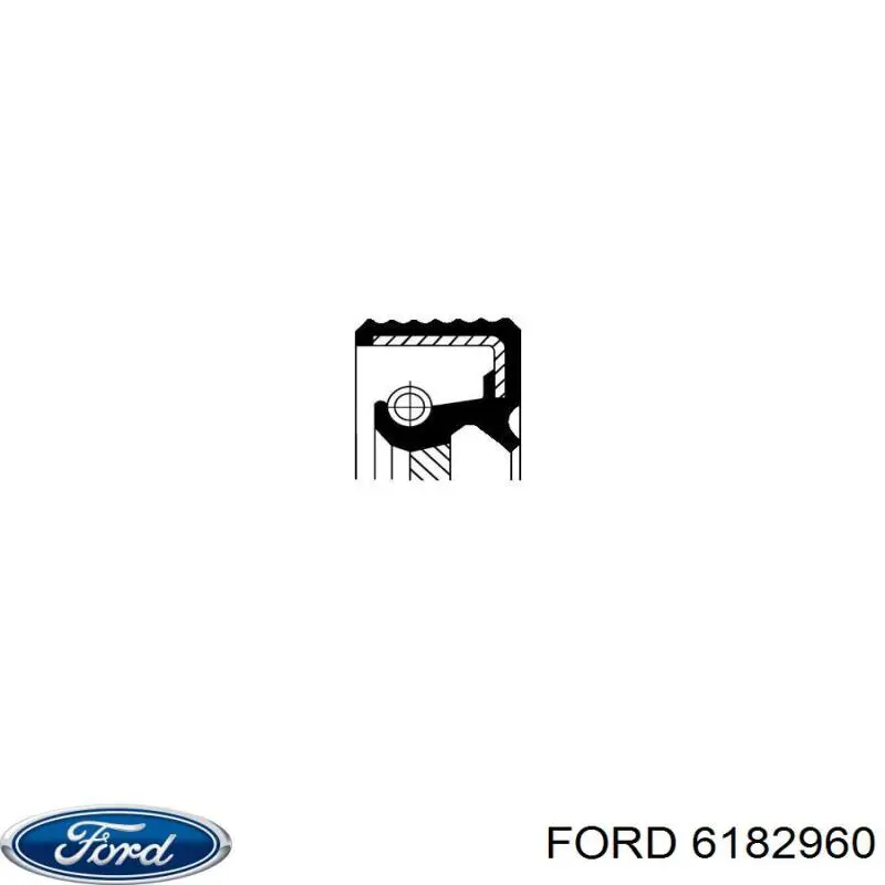 6182960 Ford anillo retén, cigüeñal