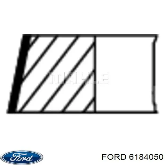 1665139 Ford juego de aros de pistón, motor, std