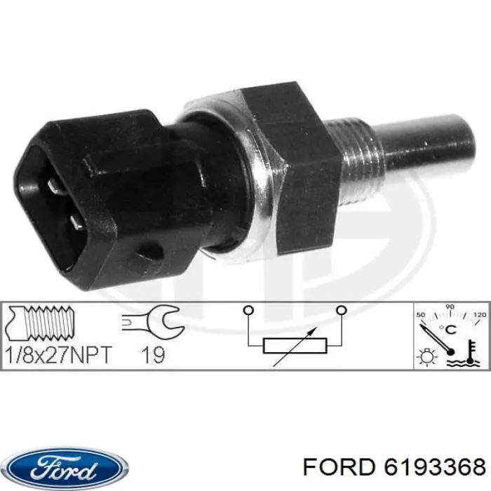 Sensor de temperatura del refrigerante Ford 6193368 precio, desde 8,31 EUR