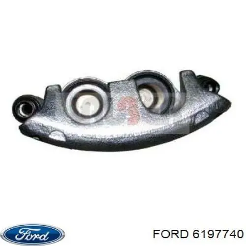 6197740 Ford pinza de freno delantera derecha