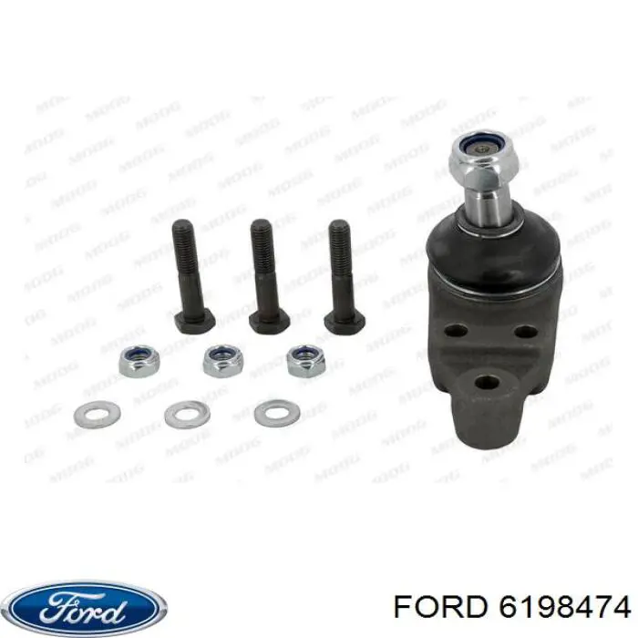 6198474 Ford rótula de suspensión inferior