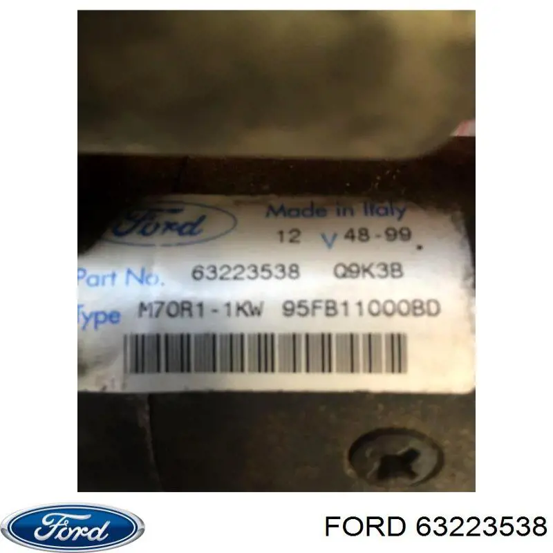 Comprar 63223538 Ford Motores de arranque