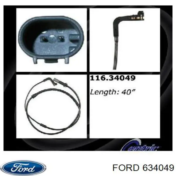 634049 Ford cojinete de rueda trasero