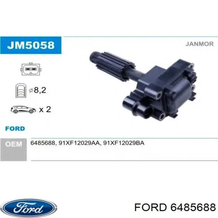 6485688 Ford bobina